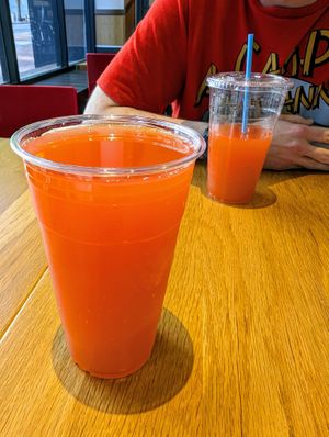 Tasty Fountain Drinks at Veggie Grill by Next Level in Portland