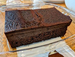 Belgian Chocolate Cake at Veggie Grill by Next Level in Portland