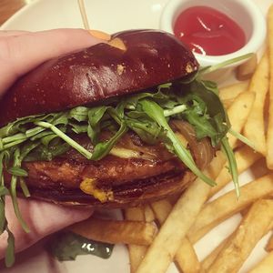 Lucky Star Burger at Veggie Grill by Next Level in Portland