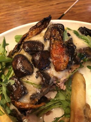 Luke burger at Veggie Grill by Next Level in Portland