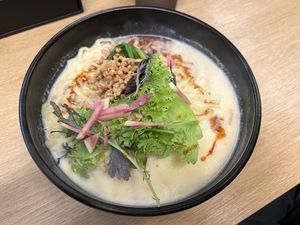 Soy milk ramen  at Tsukemen Zuppa - (つけ麺zuppa) in Tokyo