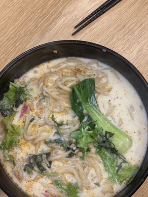 Coconut taste amazing   at Tsukemen Zuppa - (つけ麺zuppa) in Tokyo