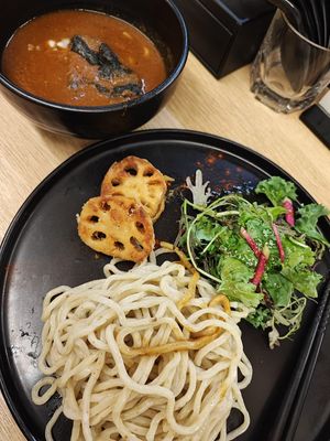 Tsukemen soup at Tsukemen Zuppa - (つけ麺zuppa) in Tokyo