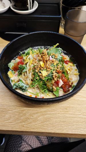 Cold tacco ramen at Tsukemen Zuppa - (つけ麺zuppa) in Tokyo