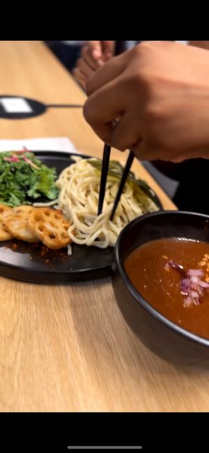 Tsukemen with Dipping Soup at Tsukemen Zuppa - (つけ麺zuppa) in Tokyo