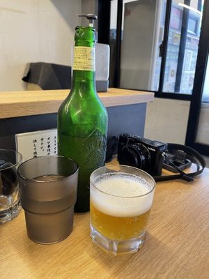 Cold beer   at Tsukemen Zuppa - (つけ麺zuppa) in Tokyo