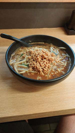 Miso based Vegan ramen with extra Soy meat at Tsukemen Zuppa - (つけ麺zuppa) in Tokyo