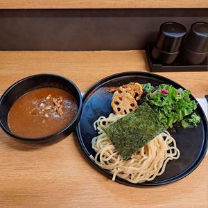 Ordered the tsukemen and it was so delicious! at Tsukemen Zuppa - (つけ麺zuppa) in Tokyo
