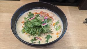 Spicy soy milk Ramen at Tsukemen Zuppa - (つけ麺zuppa) in Tokyo