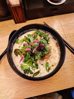 Soy milk ramen - very satisfying. at Tsukemen Zuppa - (つけ麺zuppa) in Tokyo