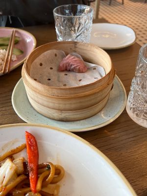 Dumplings!  at LHR - Shan Shui - T2 in West London