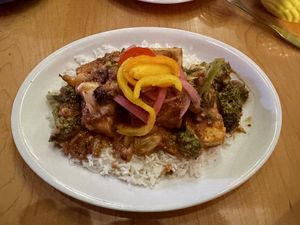 Tofu plate   at Despacito in Burlington