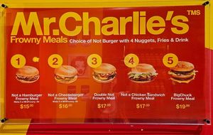 Menu at Mr.Charlie's - San Francisco in San Francisco