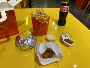 Cheeseburger combo  #Veganuary at Mr.Charlie's - San Francisco in San Francisco