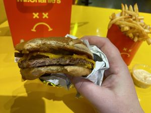 Cheeseburger  #Veganuary at Mr.Charlie's - San Francisco in San Francisco