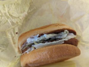 Chicken sando and all of its glory... #Veganuary at Mr.Charlie's - San Francisco in San Francisco