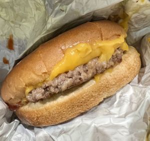 Not a cheeseburger   at Mr.Charlie's - San Francisco in San Francisco