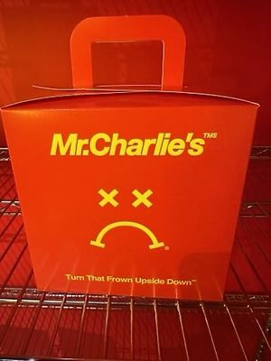 Unhappy meal box with every meal  at Mr.Charlie's - San Francisco in San Francisco