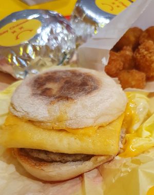 Breakfast samdwich at Mr.Charlie's - San Francisco in San Francisco