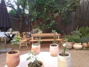 Terrace at Carob House in Madaba