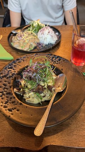 Truffle pasta  at The Keep Garden Kitchen in Salzburg