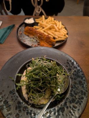 Spinach Dumplings at The Keep Garden Kitchen in Salzburg