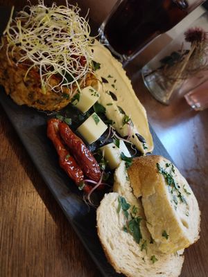 Veganes Beef Tatare at The Keep Garden Kitchen in Salzburg