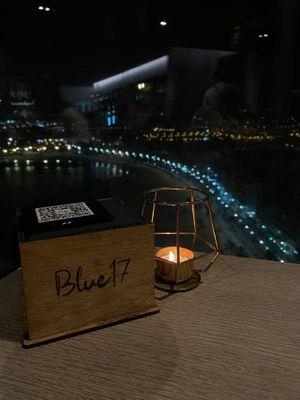 View from table  at Blue 17 Roof Top Restaurant & Bar in Lanzarote