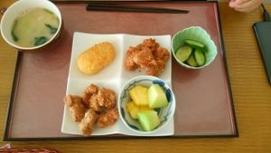 one of the combos at Prunus in Kyoto