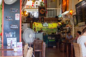 Inside at Dada Kafe in Chiang Mai