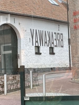 The sign 🖖🏻 #Veganuary at Breakaway in Sint Geertruid