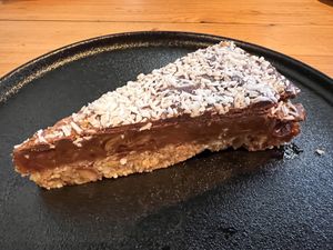 chocolate pie  at Breakaway in Sint Geertruid