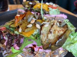 sandwich with grilled veggies  at Breakaway in Sint Geertruid