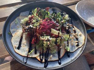 Knolselderij carpaccio   at Breakaway in Sint Geertruid