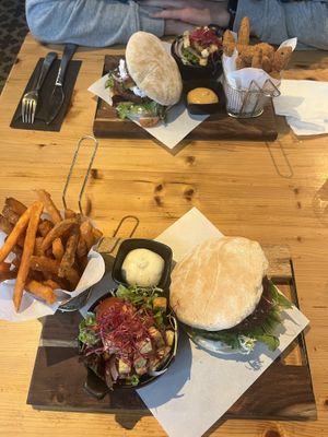 Spicy and truffle burgers   at Breakaway in Sint Geertruid