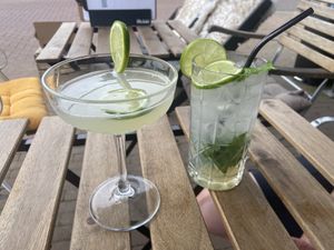 Daiqiri and mojito: both very good  at Breakaway in Sint Geertruid