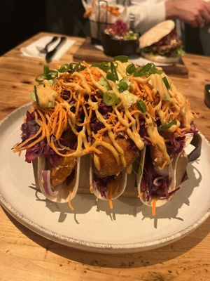 Cauliflower tacos  at Breakaway in Sint Geertruid