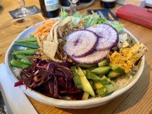 Poke bowl at Breakaway in Sint Geertruid