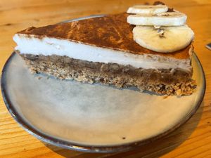 Banoffee taartje at Breakaway in Sint Geertruid