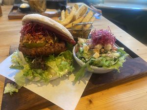 The burger  at Breakaway in Sint Geertruid