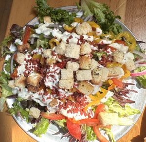 Rabbits salad  at Sizzle Pie - Beaverton in Beaverton