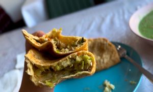 Fillings are so satisfying   at Loving Hut - 10 khoroolol/10-р хороолол in Ulaanbaatar