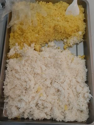 Food from "Vegan buffet" day at Loving Hut - 10 khoroolol/10-р хороолол in Ulaanbaatar