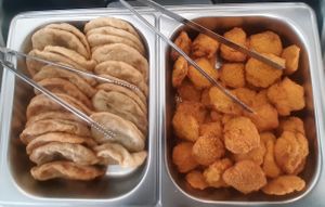 Food from "Vegan buffet" day at Loving Hut - 10 khoroolol/10-р хороолол in Ulaanbaatar