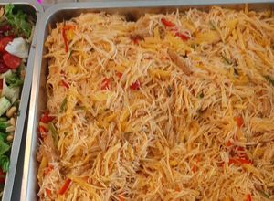 Food from "Vegan buffet" day at Loving Hut - 10 khoroolol/10-р хороолол in Ulaanbaatar