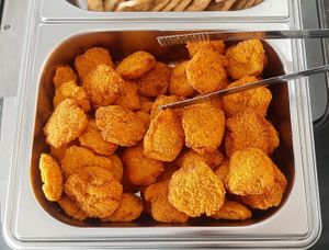 Food from "Vegan buffet" day at Loving Hut - 10 khoroolol/10-р хороолол in Ulaanbaatar