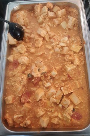 Food from "Vegan buffet" day at Loving Hut - 10 khoroolol/10-р хороолол in Ulaanbaatar