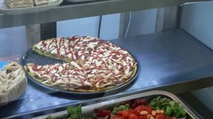 Food from "Vegan buffet" day at Loving Hut - 10 khoroolol/10-р хороолол in Ulaanbaatar