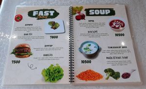 The menu at Loving Hut - 10 khoroolol/10-р хороолол in Ulaanbaatar