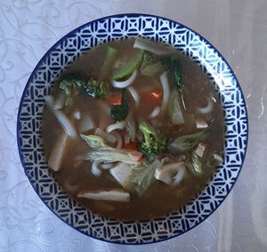 Hot pot soup at Loving Hut - 10 khoroolol/10-р хороолол in Ulaanbaatar